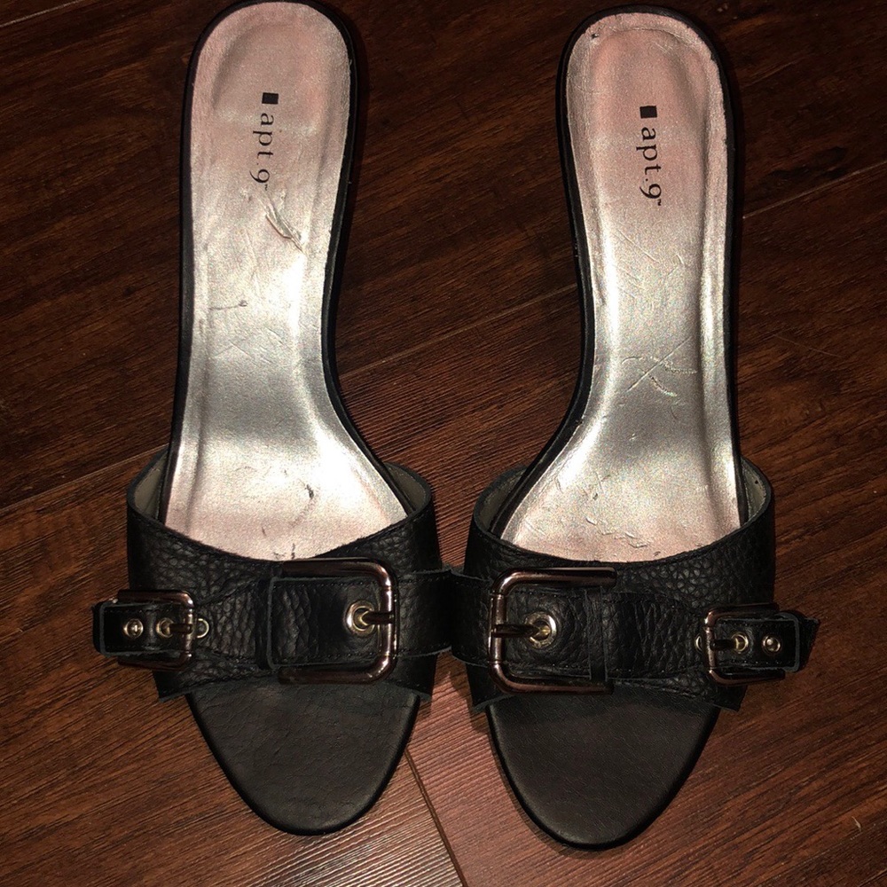Black heels